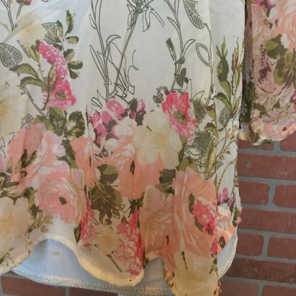 Almost Famous Flowy Floral Too Fairycore Size Medium M - Picture 2 of 9